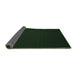 Sideview of Abstract Emerald Green Contemporary Rug, con238emgrn