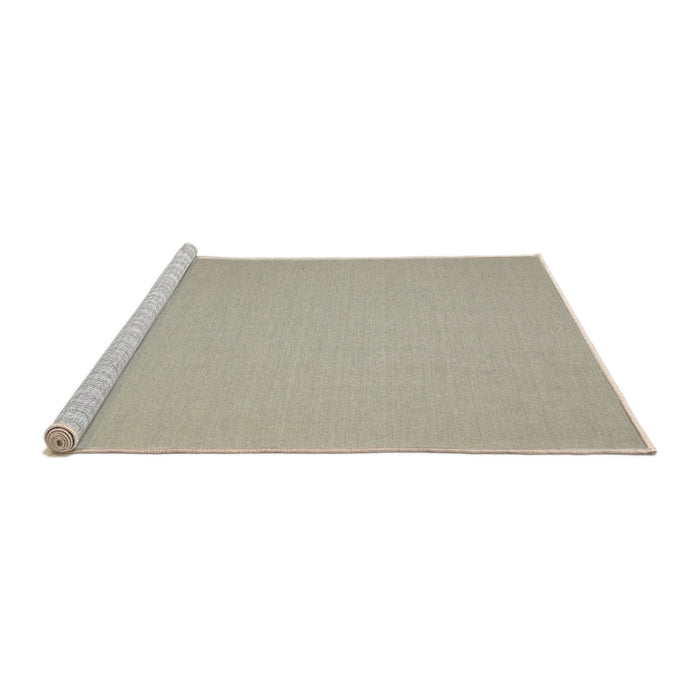 Serging Thickness of Machine Washable Contemporary Sage Green Rug, wshcon239
