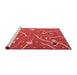 Contemporary Red Washable Rugs