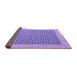 Sideview of Abstract Purple Contemporary Rug, con2392pur