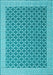 Machine Washable Abstract Light Blue Contemporary Rug, wshcon2392lblu