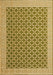 Abstract Orange Contemporary Rug, con2392org