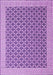 Machine Washable Abstract Pink Contemporary Rug, wshcon2392pnk