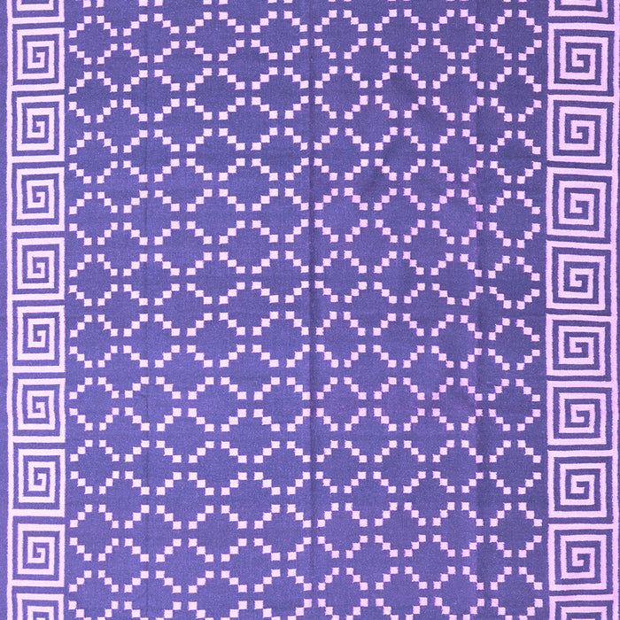 Abstract Purple Contemporary Rug, con2392pur