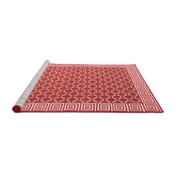 Contemporary Red Washable Rugs