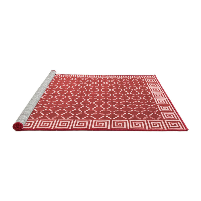 Contemporary Red Washable Rugs
