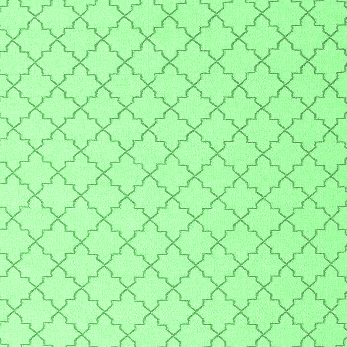 Machine Washable Terrilis Emerald Green Contemporary Area Rugs, wshcon2393emgrn