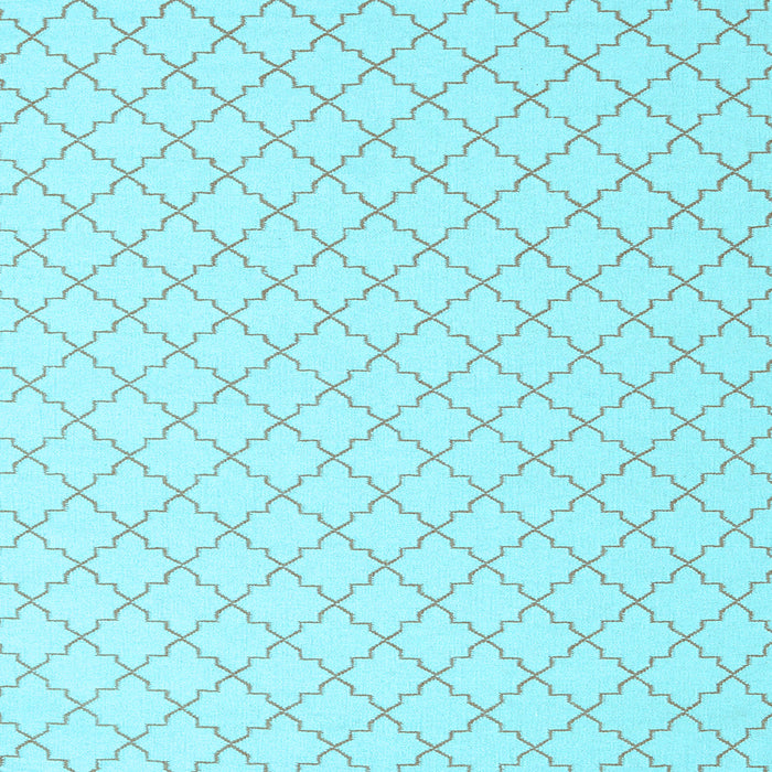 Square Terrilis Light Blue Contemporary Rug, con2393lblu