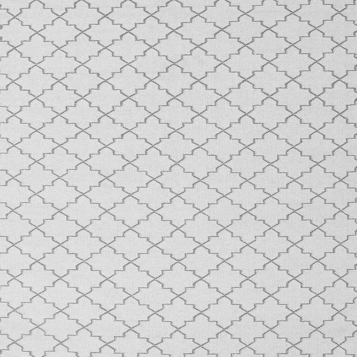 Round Machine Washable Terrilis Gray Contemporary Rug, wshcon2393gry