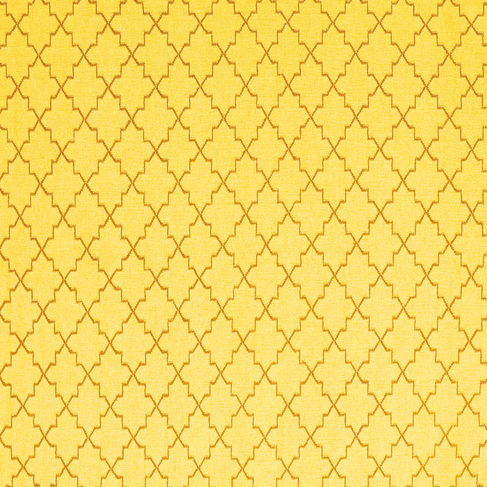 Square Terrilis Yellow Contemporary Rug, con2393yw