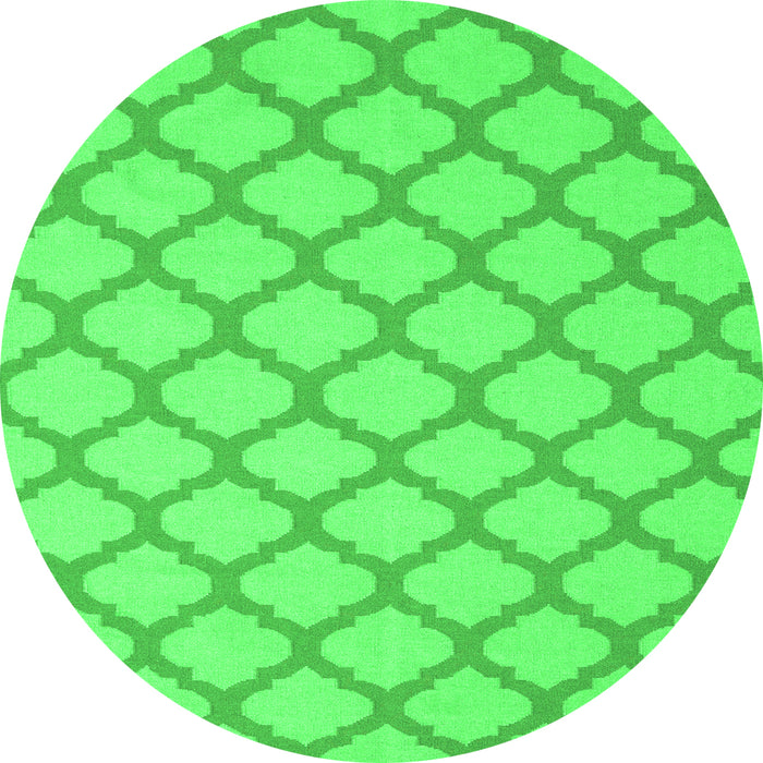 Square Trellis Green Modern Rug, con2394grn