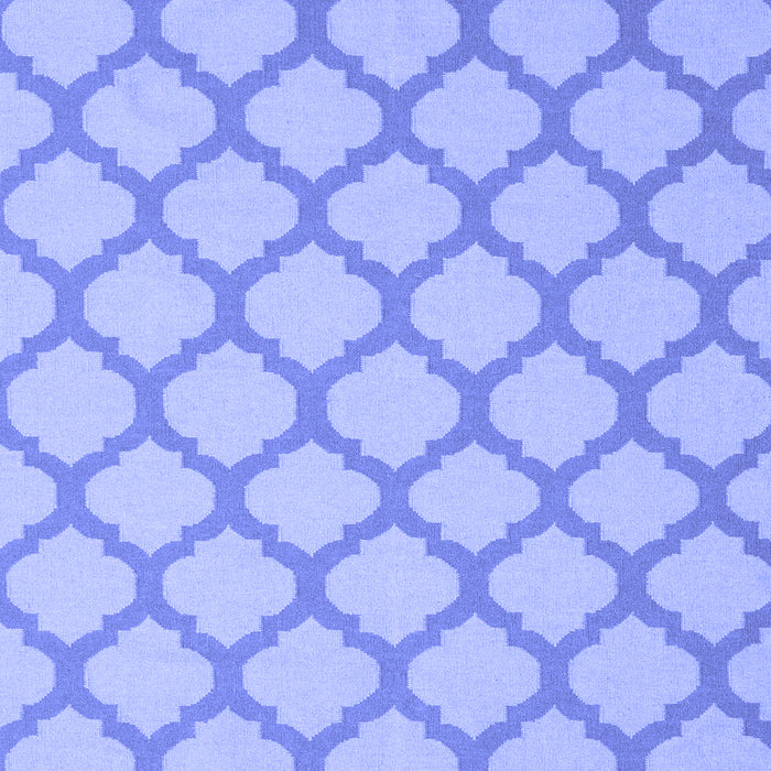 Machine Washable Trellis Blue Modern Rug, wshcon2394blu