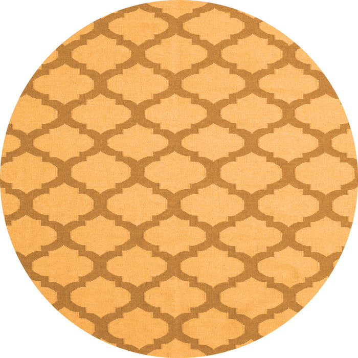 Machine Washable Trellis Orange Modern Area Rugs, wshcon2394org