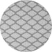 Machine Washable Trellis Gray Modern Rug, wshcon2394gry