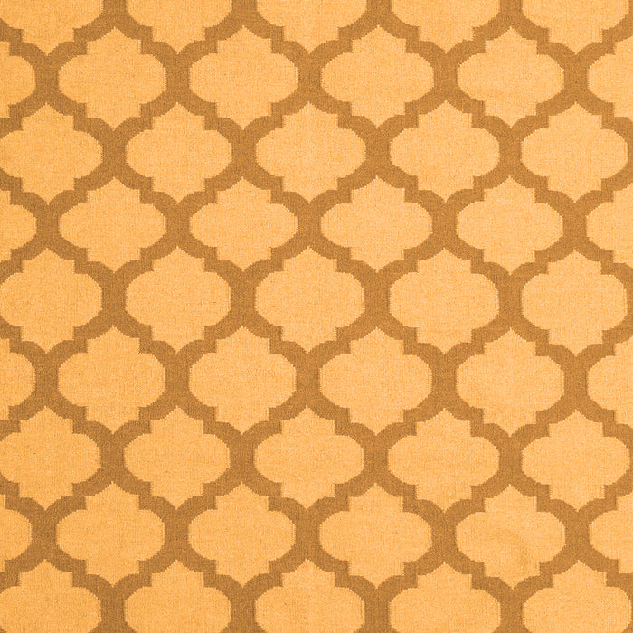Serging Thickness of Machine Washable Trellis Orange Modern Area Rugs, wshcon2394org