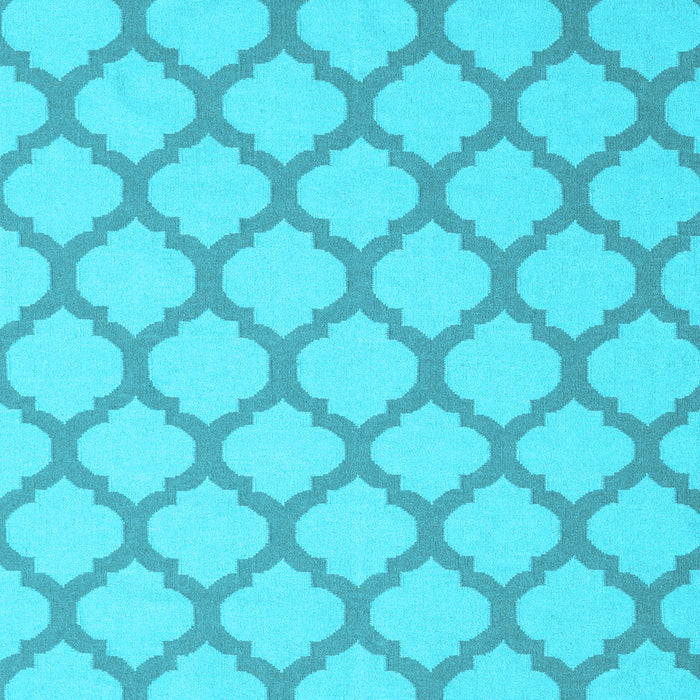Machine Washable Trellis Light Blue Modern Rug, wshcon2394lblu