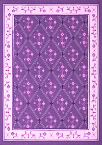 Abstract Pink Contemporary Rug, con2395pnk