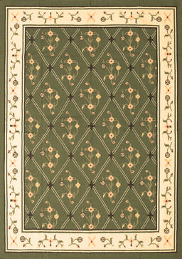 Abstract Brown Contemporary Rug, con2395brn