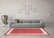 Contemporary Red Washable Rugs