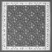 Serging Thickness of Abstract Gray Contemporary Rug, con2395gry