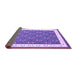 Sideview of Abstract Purple Contemporary Rug, con2395pur