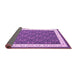 Sideview of Abstract Pink Contemporary Rug, con2395pnk