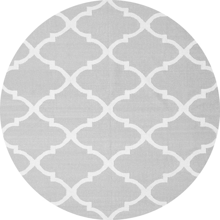 Machine Washable Trellis Gray Modern Rug, wshcon2396gry