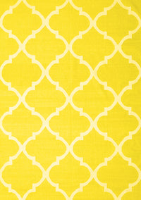 Trellis Yellow Modern Rug, con2396yw