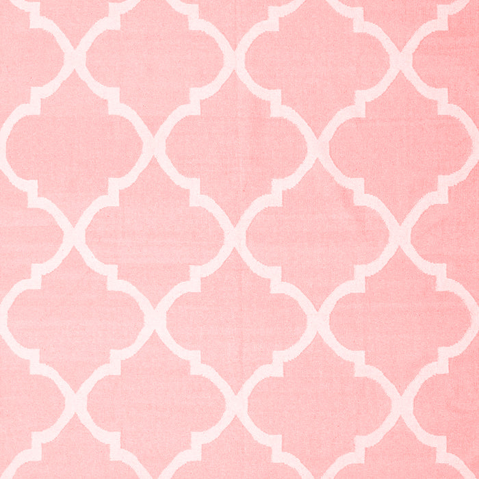 Trellis Red Modern Area Rugs