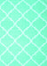 Trellis Turquoise Modern Rug, con2396turq