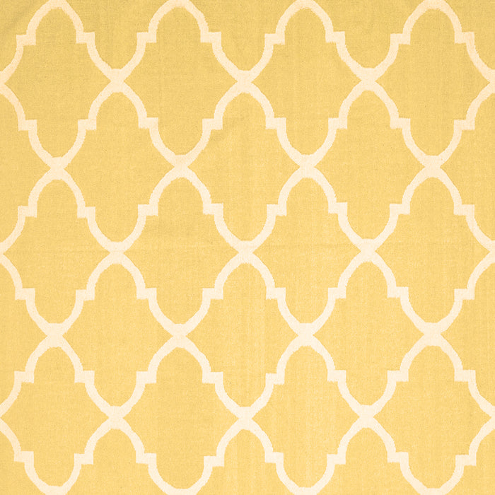 Square Machine Washable Trellis Brown Modern Rug, wshcon2396brn