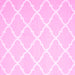 Square Trellis Pink Modern Rug, con2396pnk