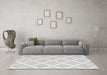 Machine Washable Trellis Gray Modern Rug in a Living Room,, wshcon2396gry