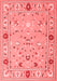 Abstract Red Contemporary Area Rugs