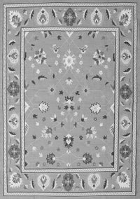 Abstract Gray Contemporary Rug, con2397gry