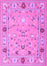 Machine Washable Abstract Purple Contemporary Area Rugs, wshcon2397pur