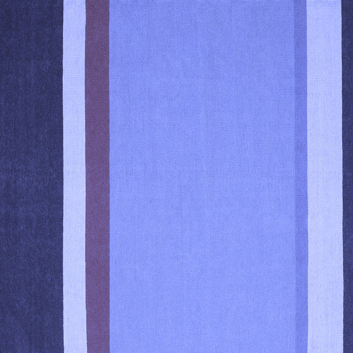 Square Abstract Blue Contemporary Rug, con2398blu