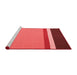 Contemporary Red Washable Rugs