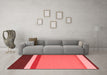 Contemporary Red Washable Rugs