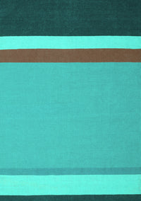 Abstract Turquoise Contemporary Rug, con2398turq