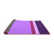 Sideview of Abstract Purple Contemporary Rug, con2398pur