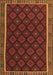 Machine Washable Oriental Brown Traditional Rug, wshcon2399brn