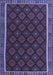 Machine Washable Oriental Blue Traditional Rug, wshcon2399blu