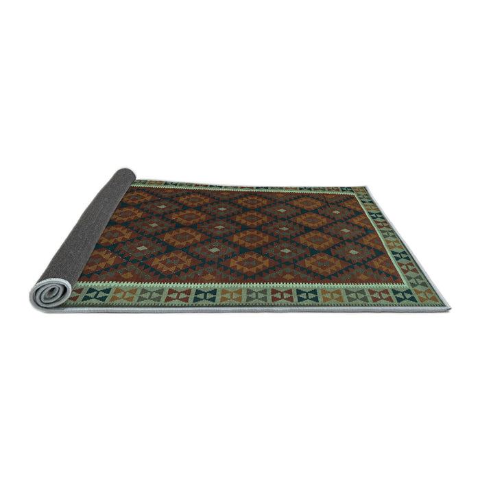 Sideview of Oriental Light Blue Traditional Rug, con2399lblu