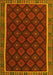 Machine Washable Oriental Yellow Traditional Rug, wshcon2399yw