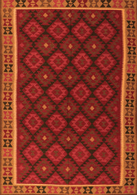 Oriental Orange Traditional Rug, con2399org