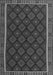 Serging Thickness of Machine Washable Oriental Gray Traditional Rug, wshcon2399gry