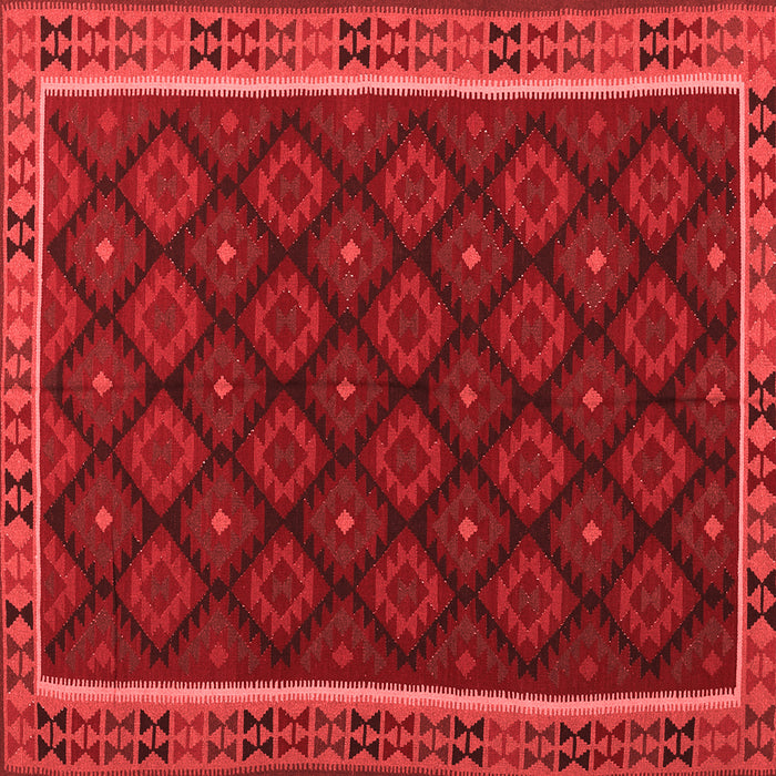 Machine Washable Oriental Red Traditional Rug, wshcon2399red
