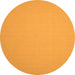 Square Solid Orange Modern Rug, con239org