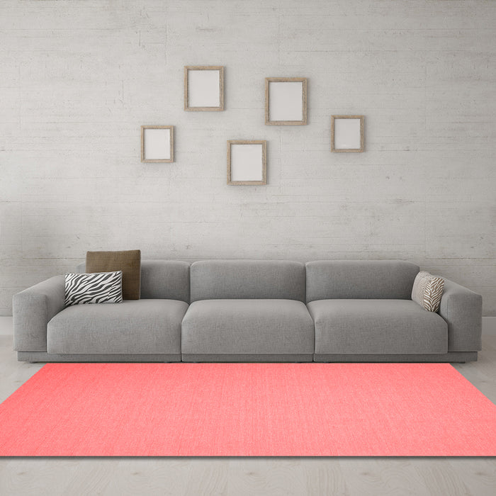 Modern Red Washable Rugs